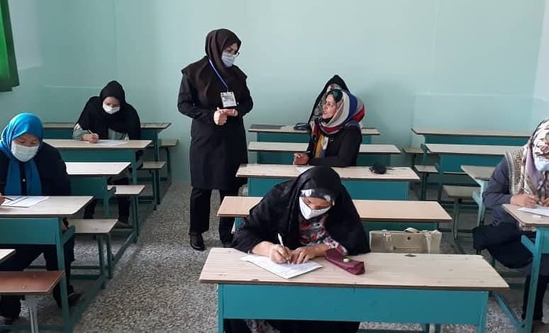 بازدید کارشناسان سواد آموزی اداره کل آموزش و پرورش شهرستان های تهران از حوزه امتحانی بخش صفادشت