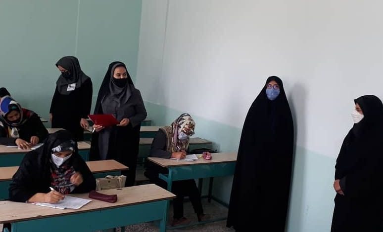 بازدید کارشناسان سواد آموزی اداره کل آموزش و پرورش شهرستان های تهران از حوزه امتحانی بخش صفادشت