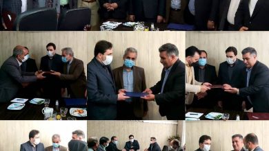 دیدار فرماندار ملارد با رئیس و اعضای هیئت رئیسه اتاق اصناف شهرستان ملارد