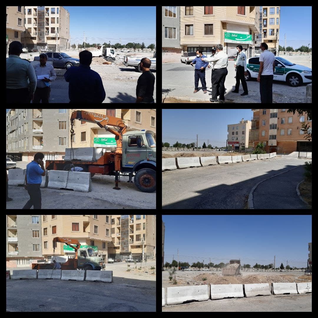 تقاطع بلوار سه بانده مارلیک مسدود گردید