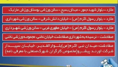 مراکز واکسیناسیون شهرستان ملارد