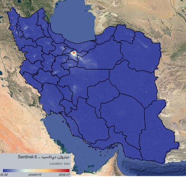 اندازه گیری میزان آلاینده های اتمسفر با فناوری سنجش از دور
