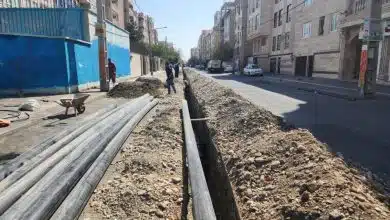 اصلاح شبکه توزیع به طول ۶۵۰ متر در شهرستان ملارد