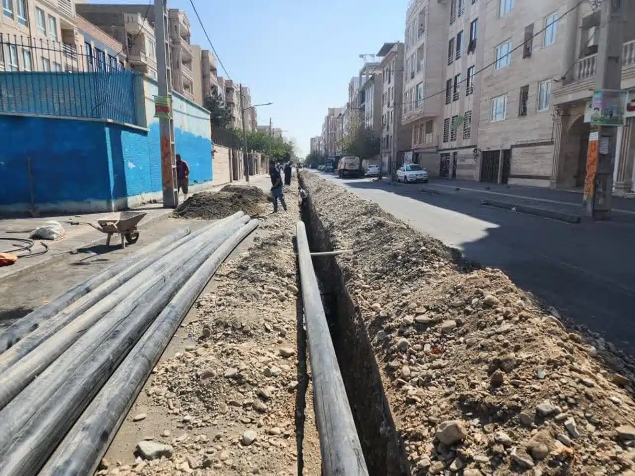 اصلاح شبکه توزیع به طول ۶۵۰ متر در شهرستان ملارد