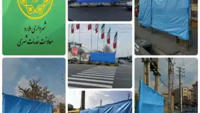 جایگاه های تبلیغاتی مجاز انتخابات شهر ملارد