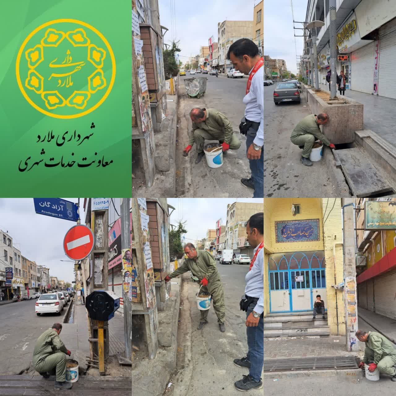 اجرای طرح سم پاشی بابت حیوانات موذی در شهر ملارد