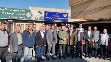پایگاه مقاومت بسیج ادارات شهید طهرانی مقدم بخشداری مرکزی ملارد افتتاح شد