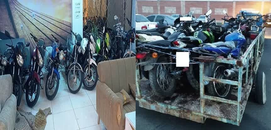 کشف ۱۰ دستگاه موتورسیکلت سرقتی در ملارد