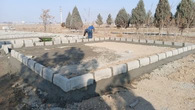 آماده سازی بوستان صدهکتاری شهر صفادشت جهت اسکان اضطراری