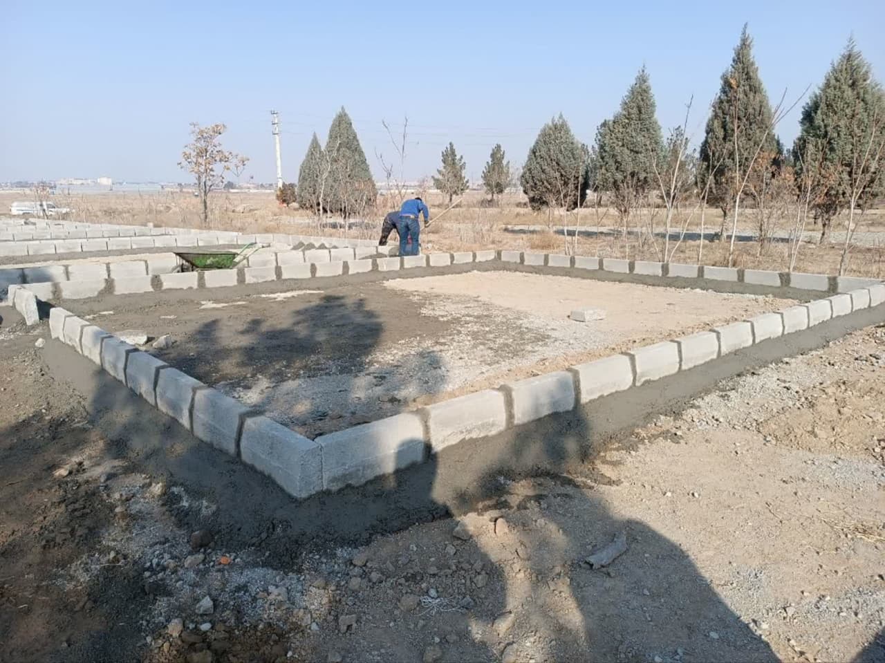 آماده سازی بوستان صدهکتاری شهر صفادشت جهت اسکان اضطراری