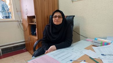 اعظم حجازی پور دبیر ادبیات آموزشگاه عطیه ملارد