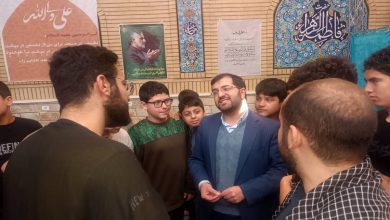سعید تیموری‌راد مدیر آموزش و پرورش ملارد در جمع دانش آموزان معتکف