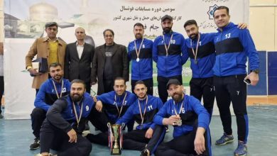 نایب قهرمانی تیم فوتبال سازمان حمل و نقل شهرداری ملارد در مسابقات کشوری