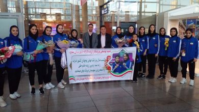 آئین استقبال از ملی پوشان و قهرمانان کاراته ملاردی در فرودگاه امام خمینی (ره)