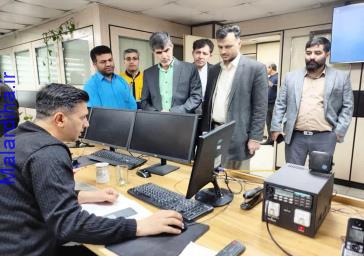 بازدید سرزده سرپرست فرمانداری ملارد از اداره برق