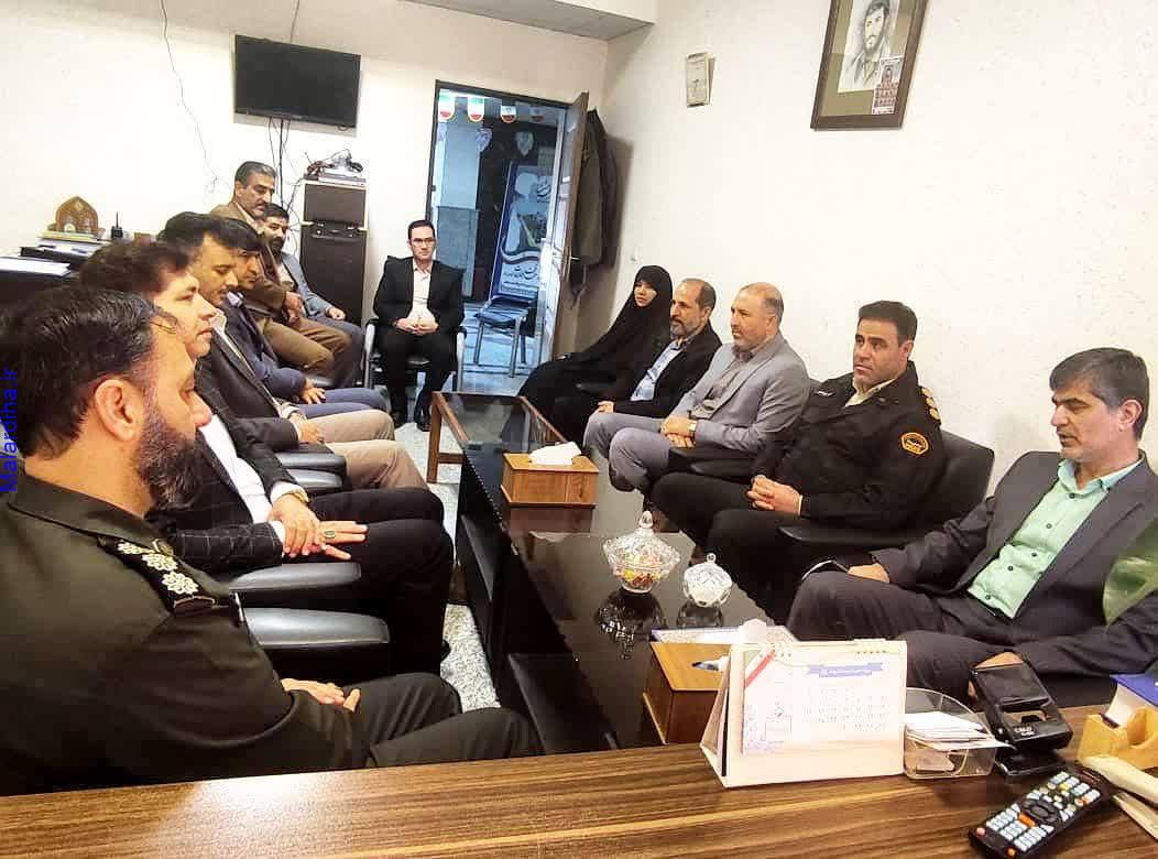 دیدار سرپرست فرمانداری ملارد با فرمانده ناحیه مقاومت بسیج