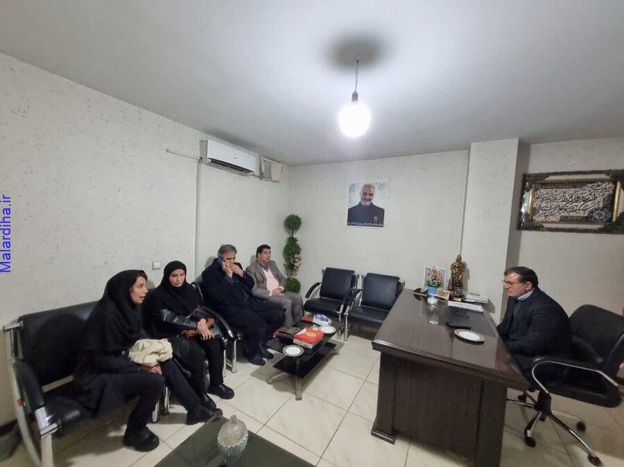 دیدار مسئولین بهزیستی با نماینده مجلس شورای اسلامی