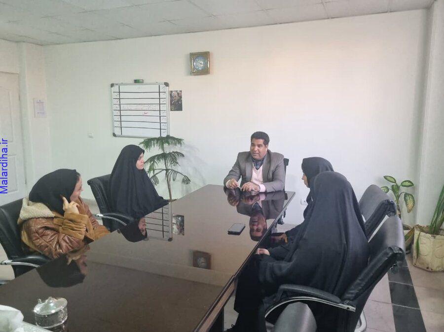 نشست مشترک اداره بهزیستی و نماینده دفتر امام جمعه