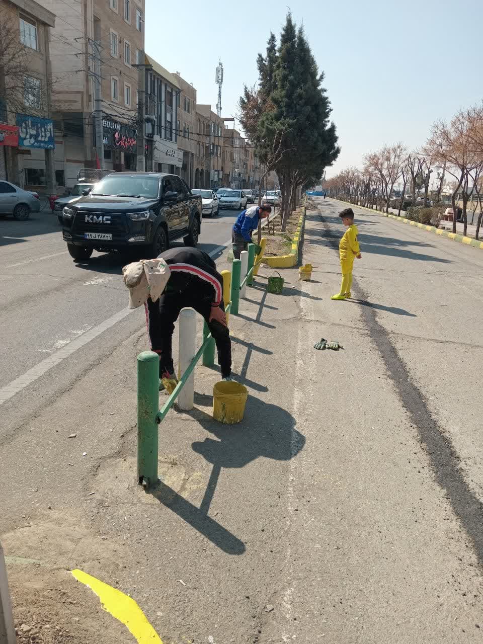 رنگ آمیزی جداول ملارد