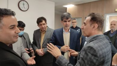 بازدید سرزده سرپرست فرمانداری ملارد از اداره امور مالیاتی