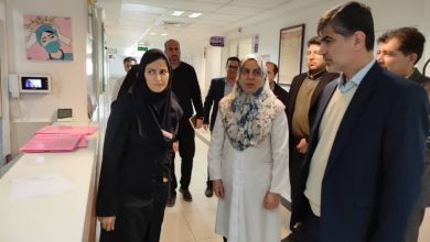 بازدید سرزده سرپرست فرمانداری ملارد از بیمارستان شهدای سلامت