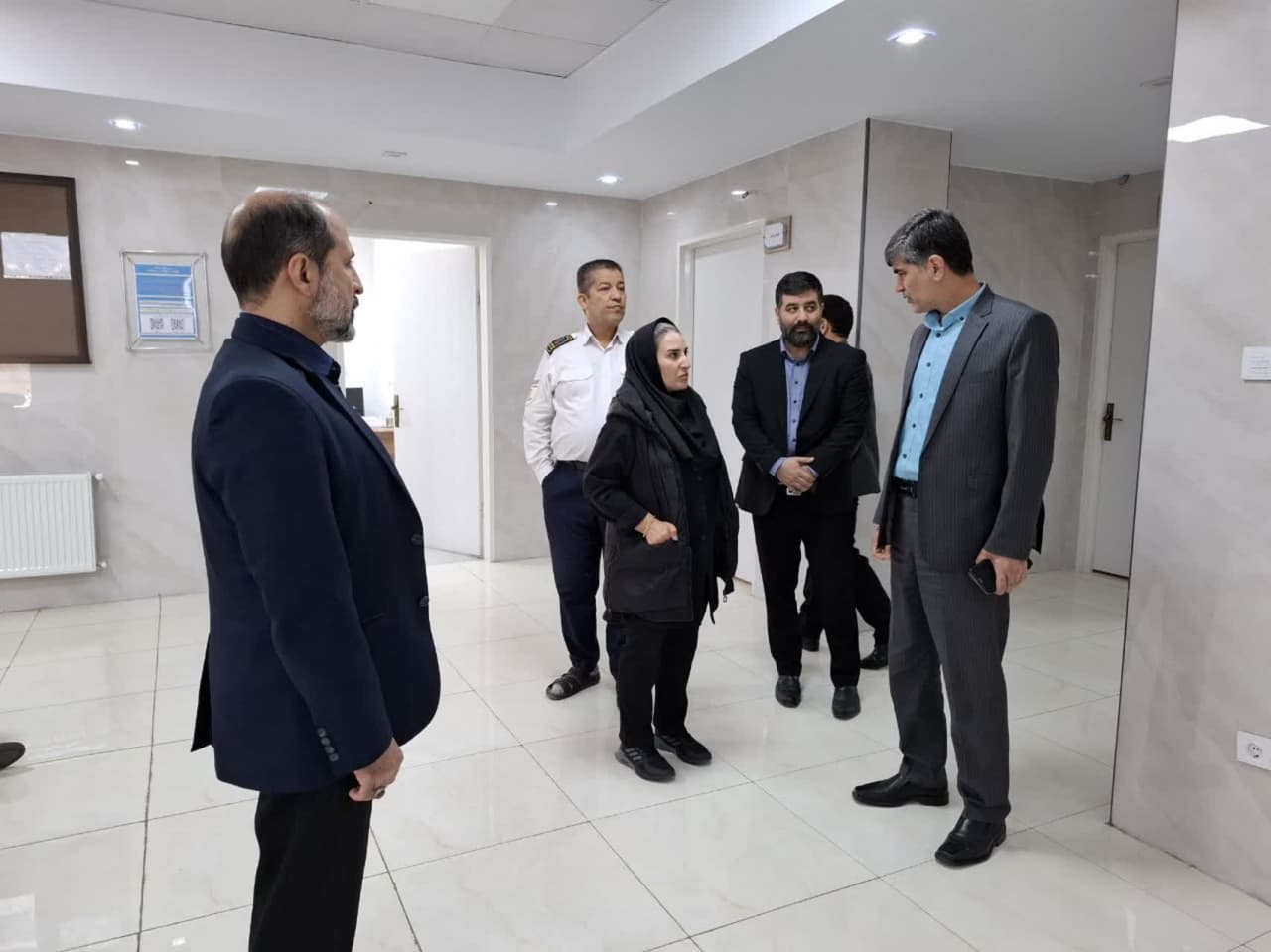بازدید سرزده سرپرست فرمانداری ملارد از درمانگاه حضرت ابوالفضل علیه السلام سرآسیاب
