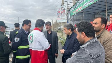 بازدید سرپرست فرمانداری ملارد از پایگاه خدمات سفر شهید تهرانی مقدم