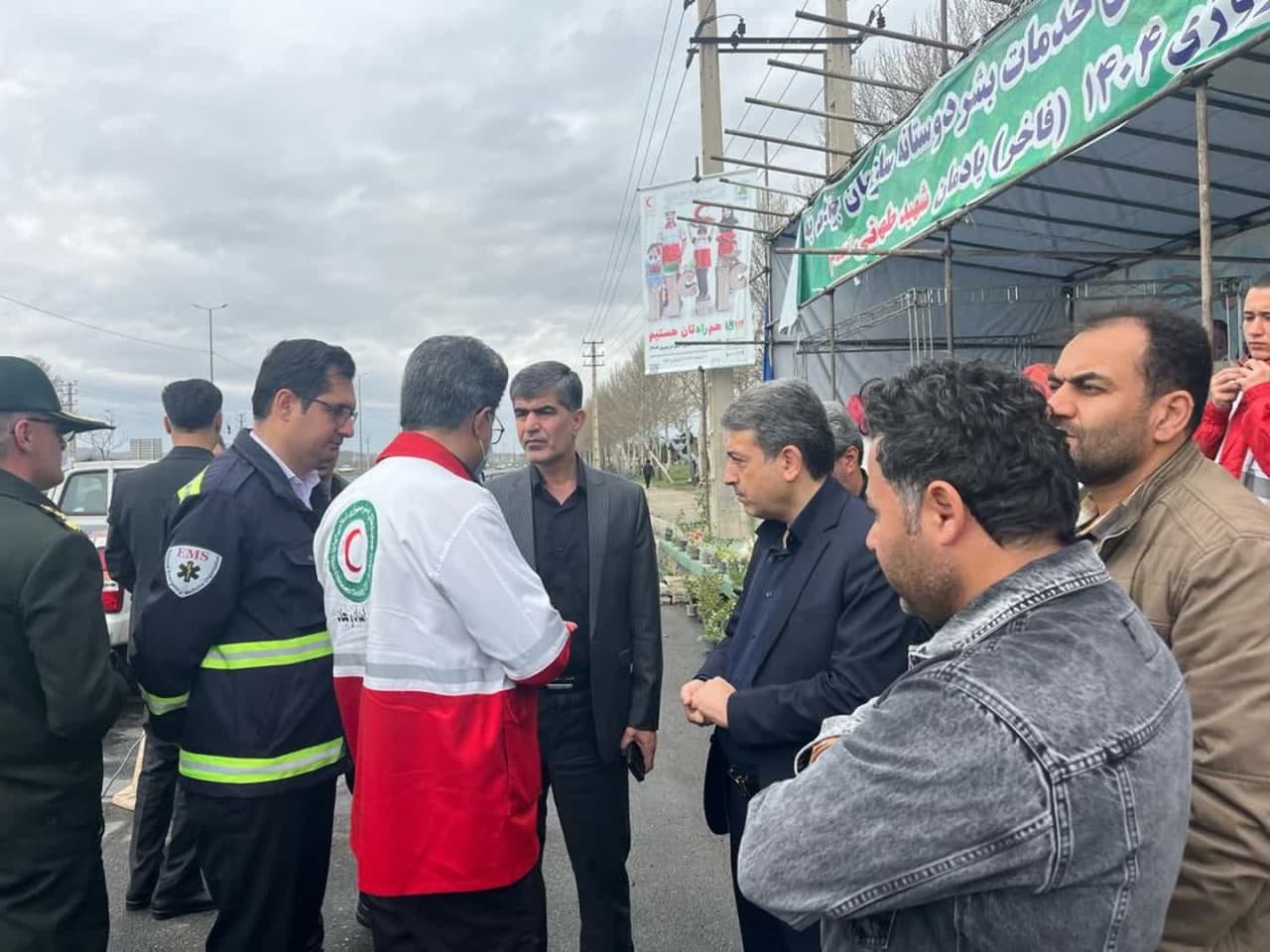 بازدید سرپرست فرمانداری ملارد از پایگاه خدمات سفر شهید تهرانی مقدم