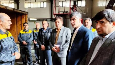 بررسی میدانی مشکلات یک واحد تولیدی با حضور سرپرست فرمانداری ملارد