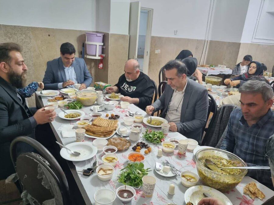 برگزاری مراسم افطار همراه با فرزندان مرکز خیریه علی ابن ابی طالب (ع) ملارد