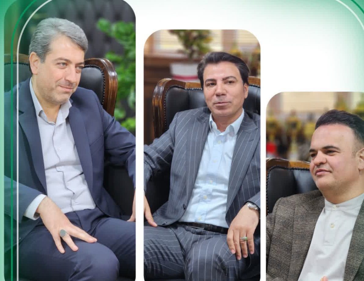 دیدار نوروزی علی سلگی شهردار مشکین دشت با فرشید عرب سرپرست شهرداری ملارد