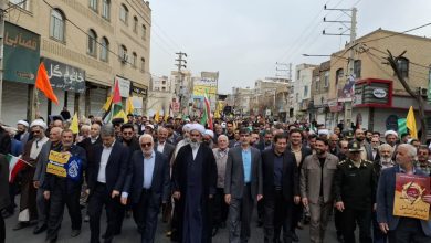 راهپیمایی روز قدس در شهرستان ملارد برگزار شد
