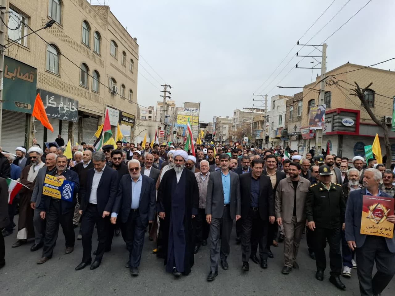 راهپیمایی روز قدس در شهرستان ملارد برگزار شد