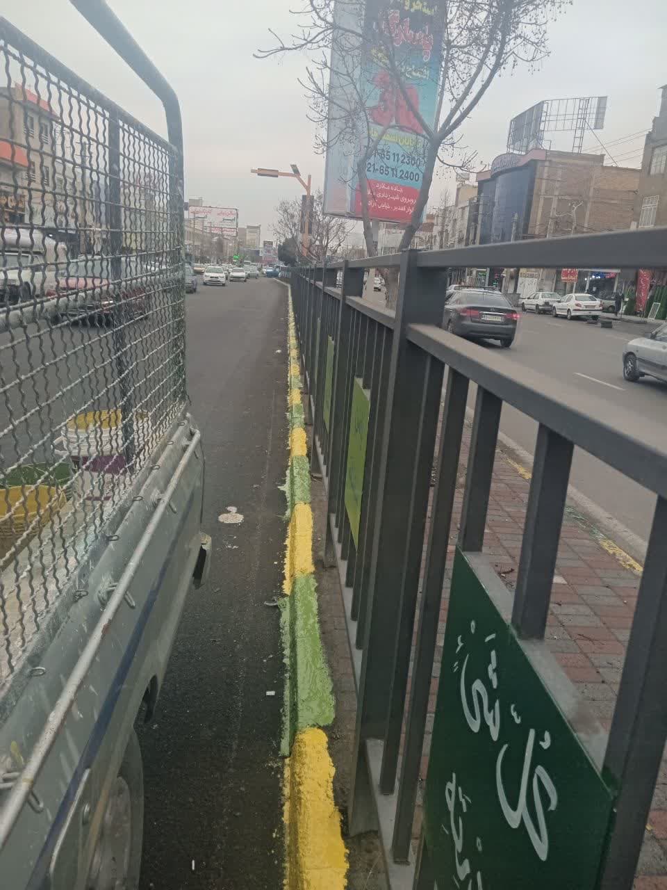 رنگ آمیزی جداول ملارد