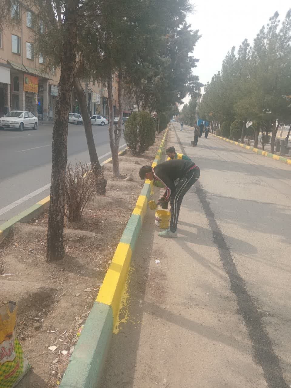 رنگ آمیزی جداول ملارد