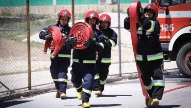مسابقات عملیاتی ورزشی آتش‌ نشانان ملارد با موفقیت برگزار شد