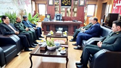 دیدار اعضای شورای تامین شهرستان ملارد با فرمانده انتظامی ویژه غرب استان تهران