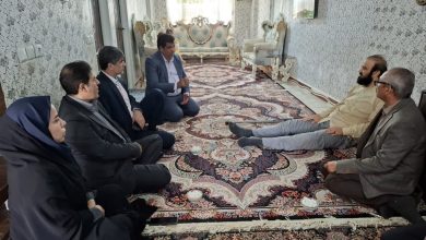 سرپرست فرمانداری ملارد از خبرنگار جام جم عیادت کرد