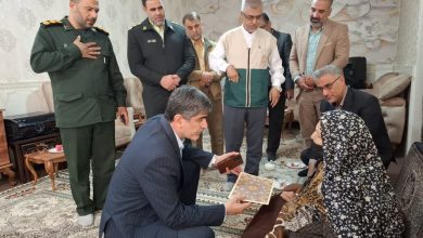 مادران شهیدان جباری و حسین آبادی میزبان مسئولان شهرستان ملارد
