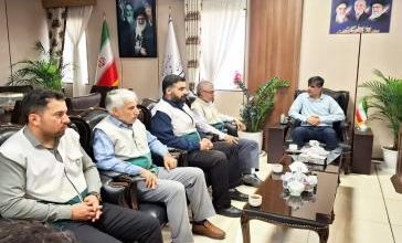 نشست دبیر کانون خدمات رضوی با سرپرست فرمانداری ملارد