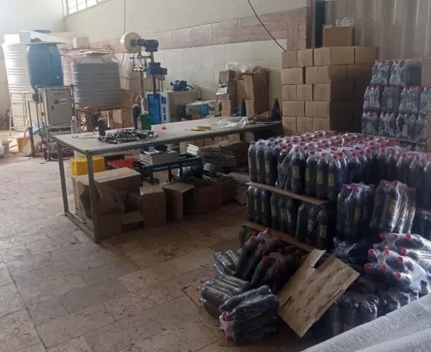 پلمب کارگاه تولید آبمیوه و نوشمک غیربهداشتی در ملارد