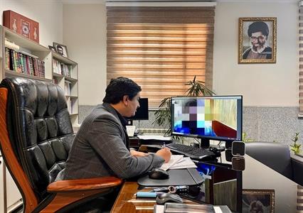 برگزاری ویدیو کنفرانس دادستان شهرستان ملارد با زندانیان