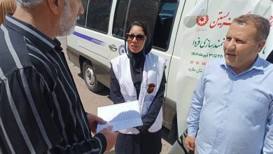 برگزاری میز خدمت بهزیستی ملارد در مصلی نماز جمعه به مناسبت هفته بهزیستی