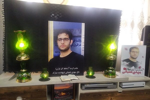 دیدار با خانواده شهید شعبانی ، چهارمین شهید حافظ قرآن جنگ تحمیلی دوازده‌ روزه