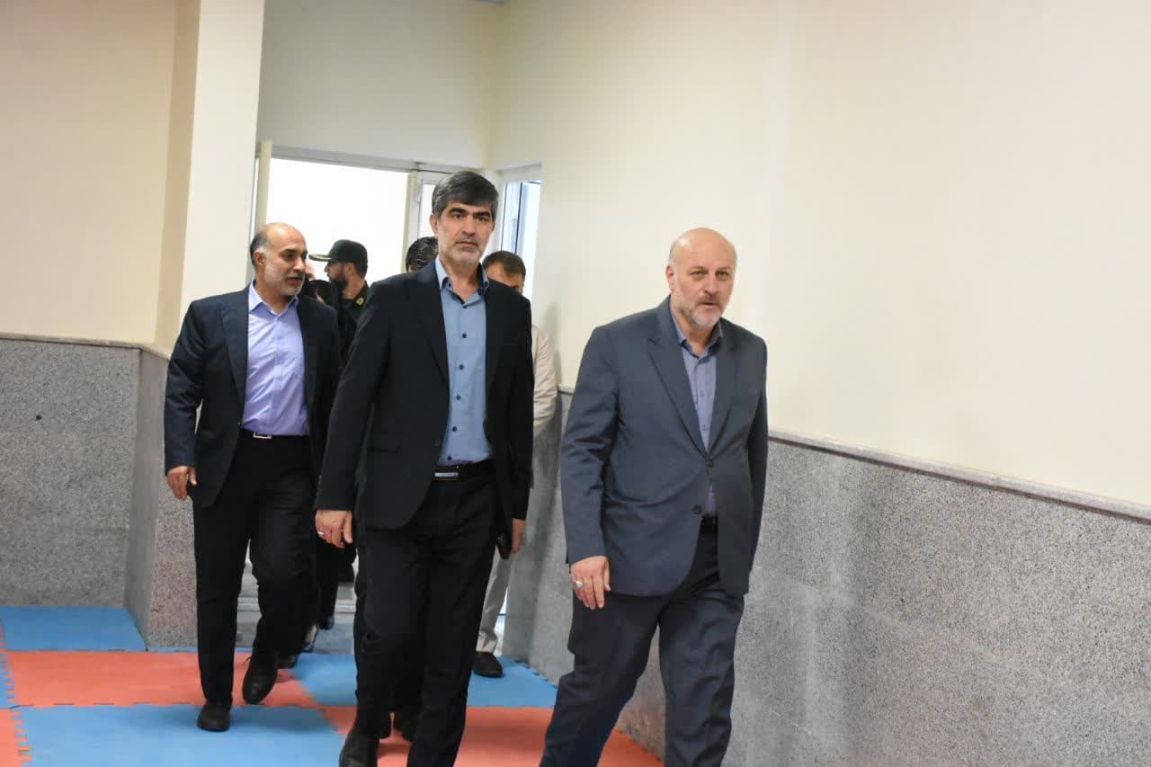 افتتاح خانه کشتی و ورزش‌های رزمی شهرداری ملارد با حضور مسئولان استانی و شهرستانی