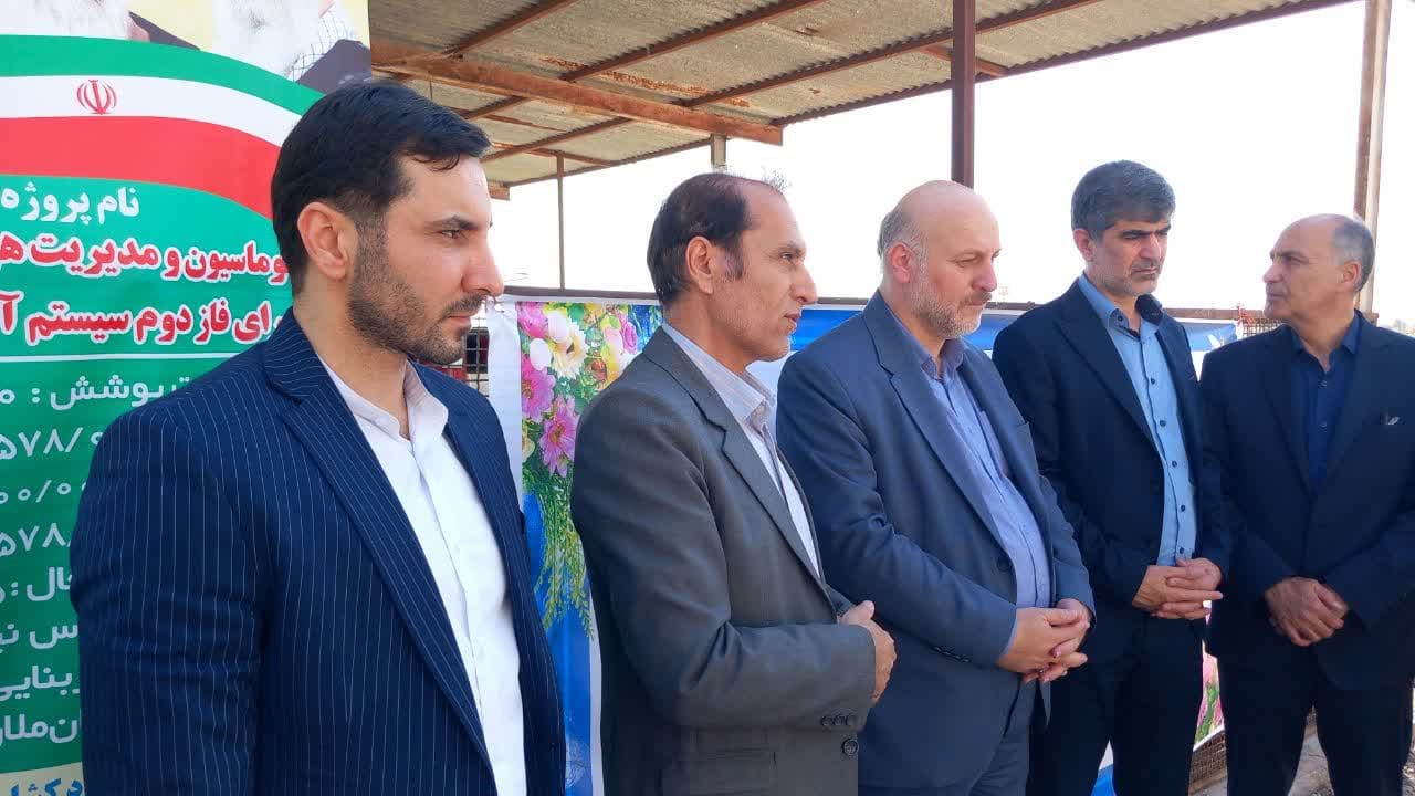 افتتاح فاز دوم سیستم هوشمند آبیاری تحت فشار در صفادشت شهرستان ملارد