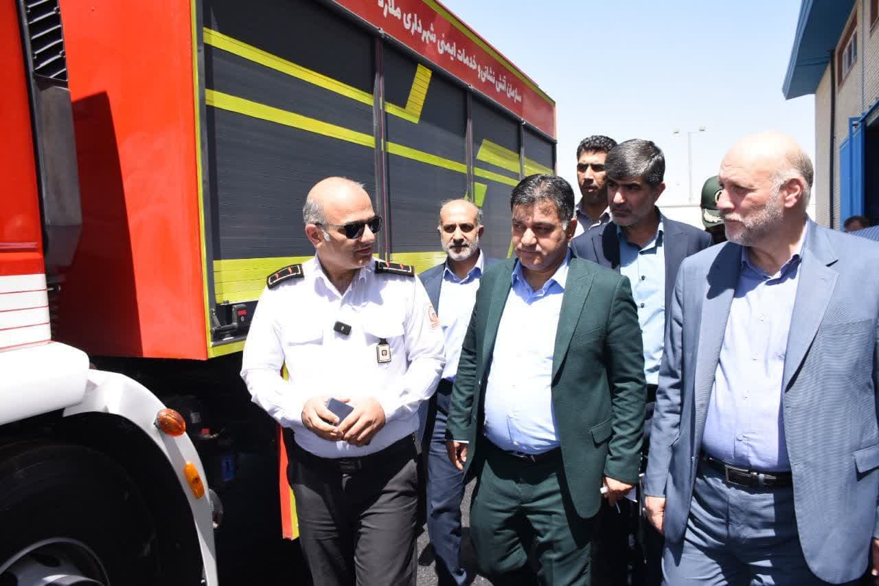 افتتاح مرکز تعمیرات و خدمات موتوری شهرداری ملارد با حضور مسئولان استانی و شهرستانی