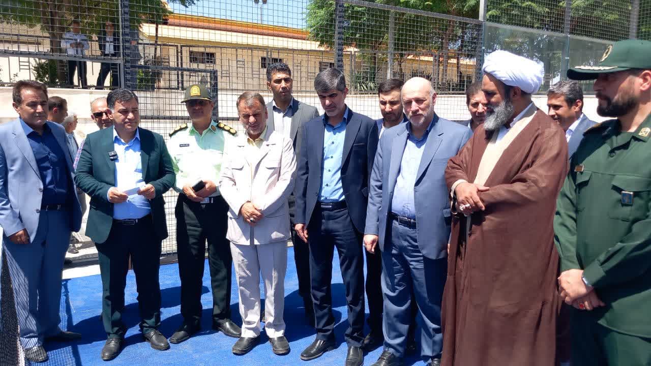 افتتاح پروژه ساخت و تجهیز زمین تنیس و پدل شهرداری ملارد با حضور مسئولان استانی و شهرستانی