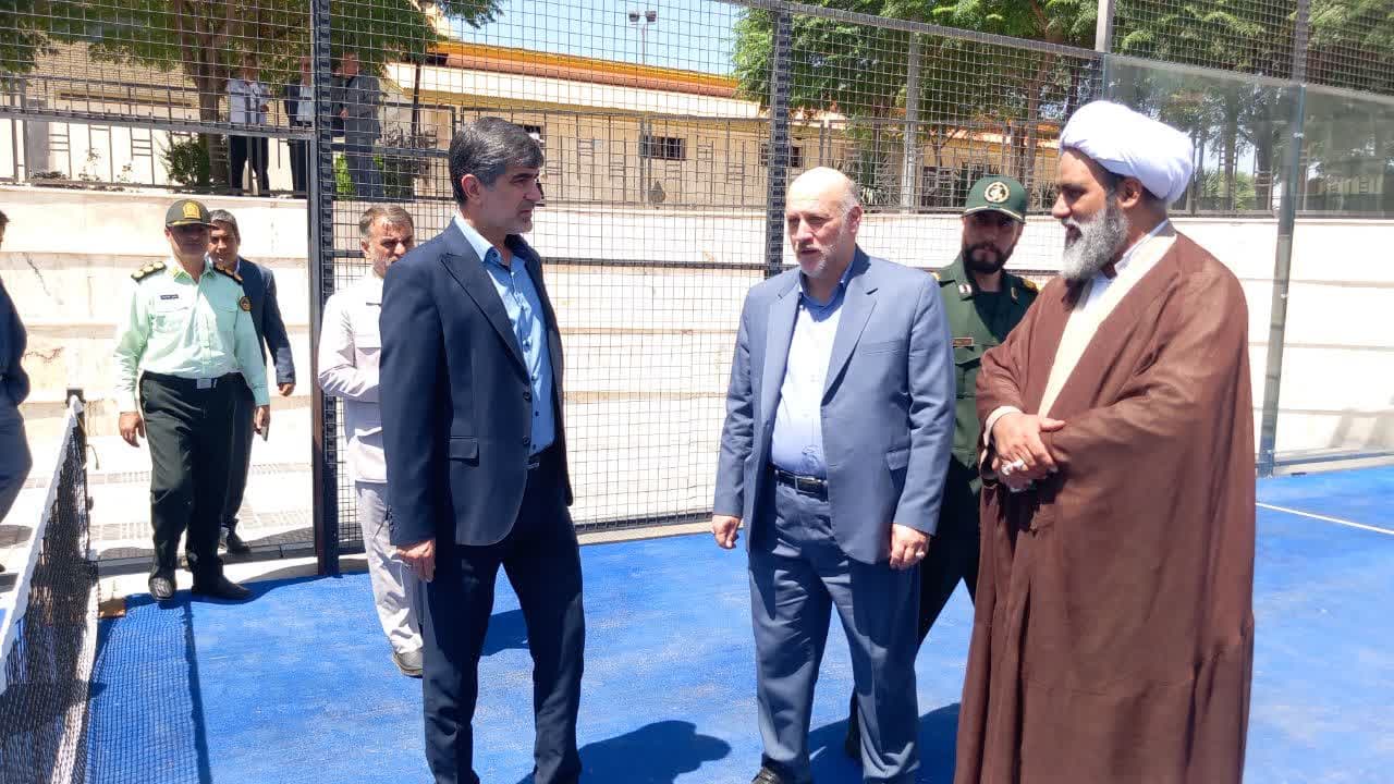 افتتاح پروژه ساخت و تجهیز زمین تنیس و پدل شهرداری ملارد با حضور مسئولان استانی و شهرستانی