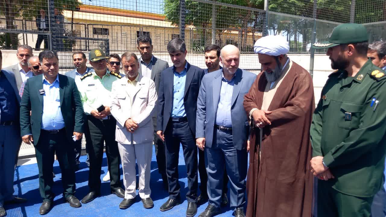 افتتاح پروژه ساخت و تجهیز زمین تنیس و پدل شهرداری ملارد با حضور مسئولان استانی و شهرستانی